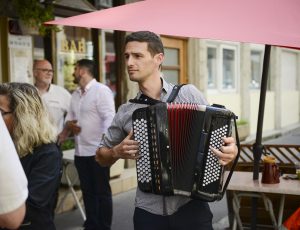Grégory Chauchat accordéoniste de Lyon en solo