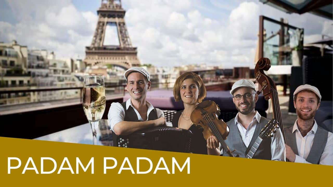 vignette Padam Padam - groupe de Jazz Manouche avec accordéon