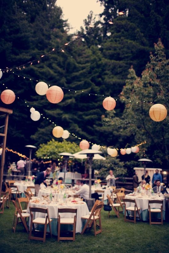 guinguette champêtre chic décoration lors d'un mariage