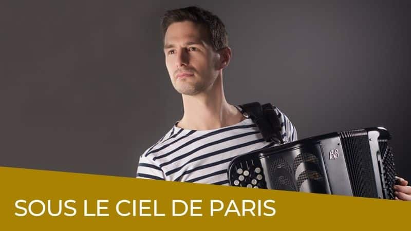 sous le ciel de paris accordéon solo